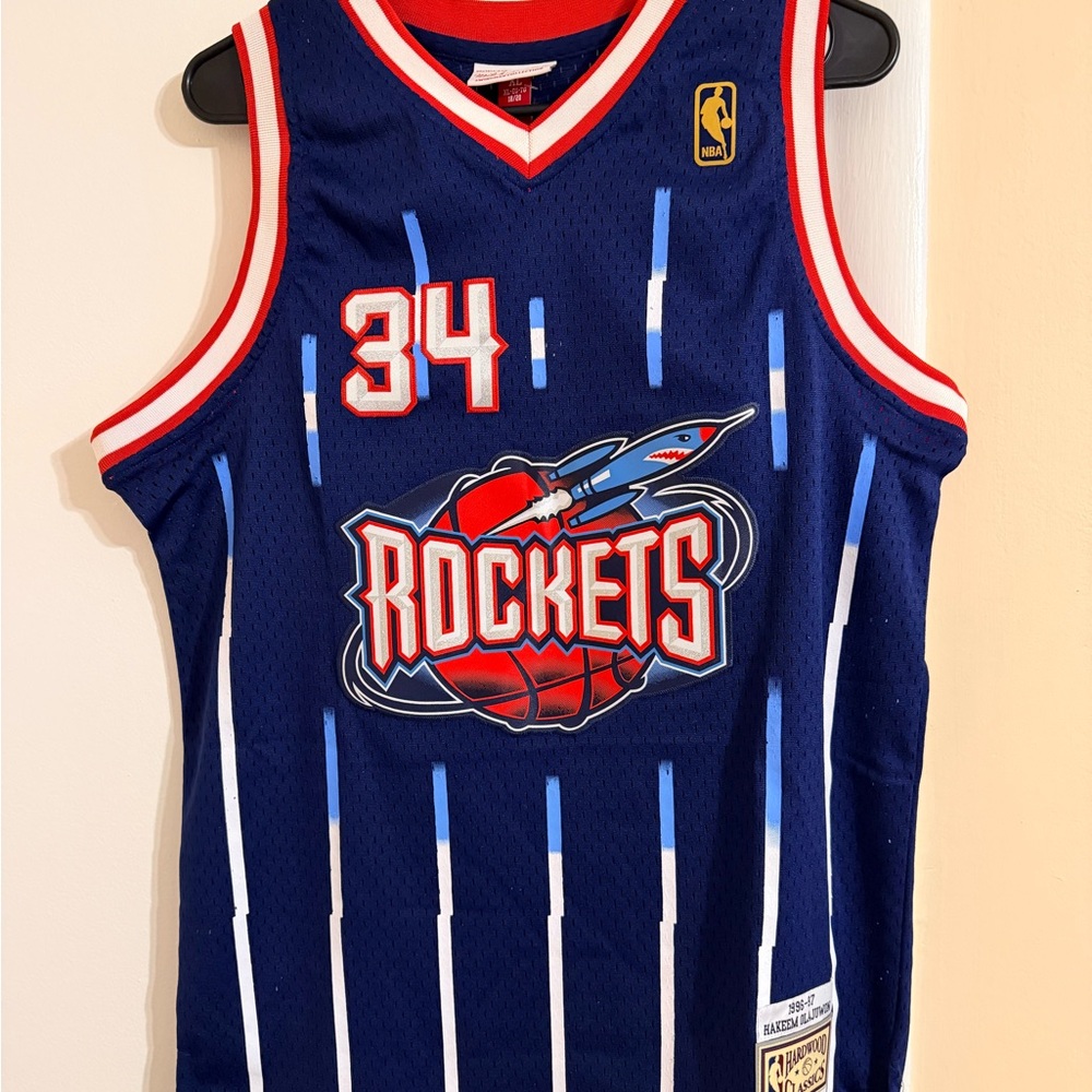 Mitchell & Ness Houston Rockets Hakeem Olajuwon Jersey
